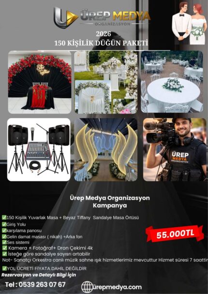 150 Kişilik Düğün Paketi (2026)
