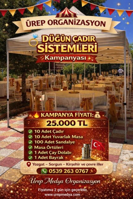 Düğün & Çadır Sistemleri